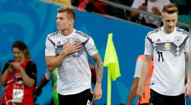 Alemania, con golazo de Toni Kroos en el tiempo añadido, le volteó el partido 2-1 a Suecia por el Grupo F de Rusia 2018. Alemania, con golazo de Toni Kroos en el tiempo añadido, le volteó el partido 2-1 a Suecia por el Grupo F de Rusia 2018.