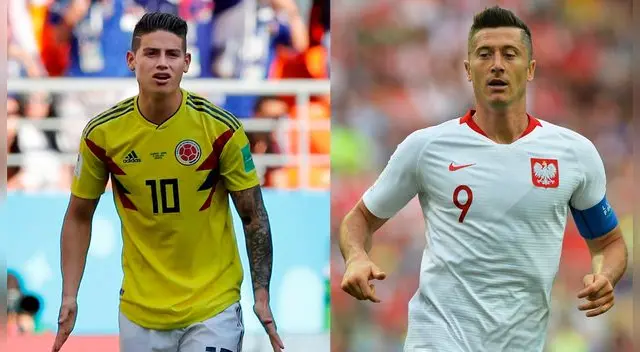 Colombia vs. Polonia EN VIVO: Partido por el Grupo H EN DIRECTO vía DIRECTV SPORTS, RCN, CARACOL con James Rodríguez y Robert Lewandowski por el Mundial Rusia 2018