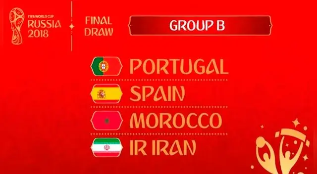 El Grupo B del Mundial Rusia 2018 llega a su fin con dos vibrantes encuentros, entre Portugal-Irán y España-Marruecos.