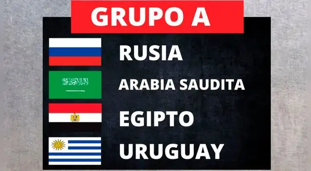 Programación y tabla de posiciones de la última fecha del Grupo A de Rusia 2018. Programación y tabla de posiciones de la última fecha del Grupo A de Rusia 2018.
