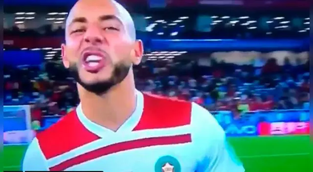 España vs. Marruecos: Jugador de Marruecos no se cayó nada: “El VAR es una mie…” [VIDEO]