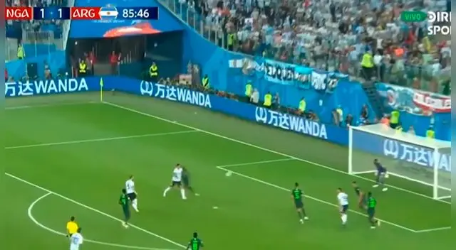 Marcos Rojo anotó su primer gol en el Mundial de Rusia. 