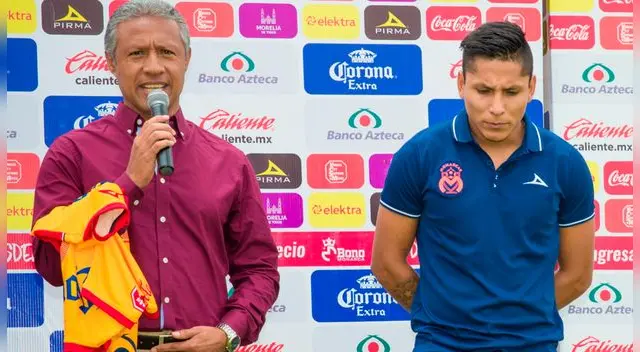 Roberto Hernández, DT de Morelia, se despidió de Raúl Ruidíaz con emotivo mensaje