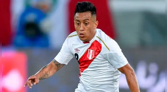 Christian Cueva, durante el Mundial Rusia 2018.