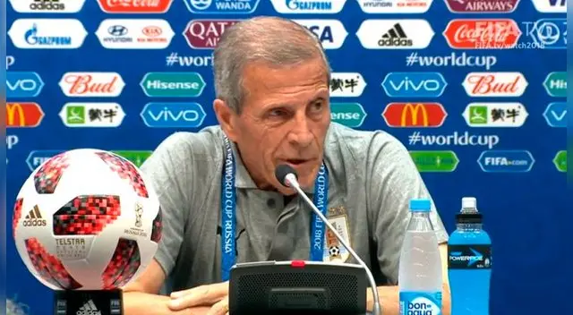 Óscar Tabárez: "Si el partido contra Portugal es aburrido pero lo ganamos, vamos a celebrar" | Video