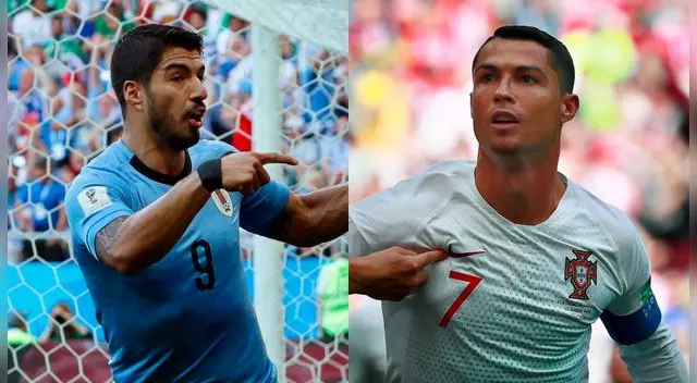 Uruguay vs. Portugal con Suárez y Ronaldo por octavos de final del Mundial Rusia 2018. Uruguay vs. Portugal con Suárez y Ronaldo por octavos de final del Mundial Rusia 2018.