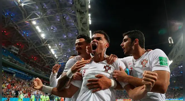 Pepe marcó el 1-1 con un soberbio cabezazo.