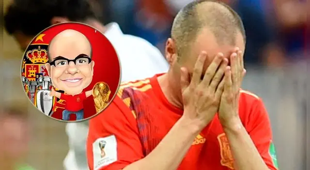 MisterChip lamentó la eliminación de España a manos de Rusia en octavos de final del Mundial 2018
