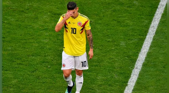 James Rodríguez salió sentido en el duelo ante Senegal. James Rodríguez salió sentido en el duelo ante Senegal.
