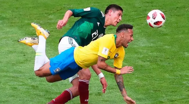 El juego fuerte predominó en la primera parte del México vs Brasil