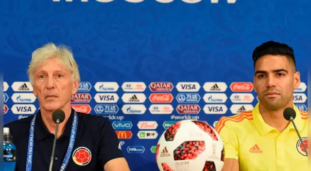José Pékerman compareció esta mañana ante la prensa en Moscú. José Pékerman compareció esta mañana ante la prensa en Moscú.