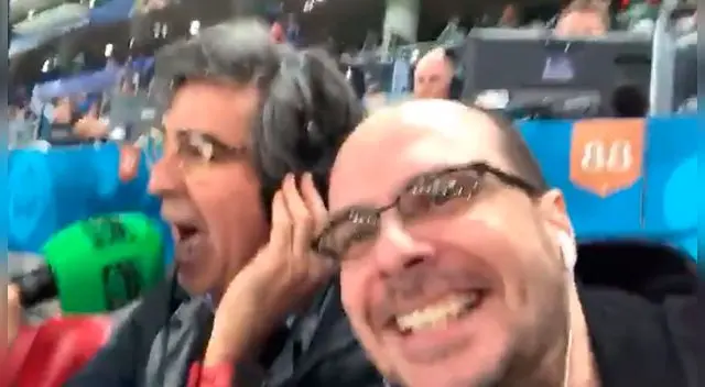 Mister Chip expresó su emoción por el gol de Mina para el 1-1 de Colombia. Mister Chip expresó su emoción por el gol de Mina para el 1-1 de Colombia.