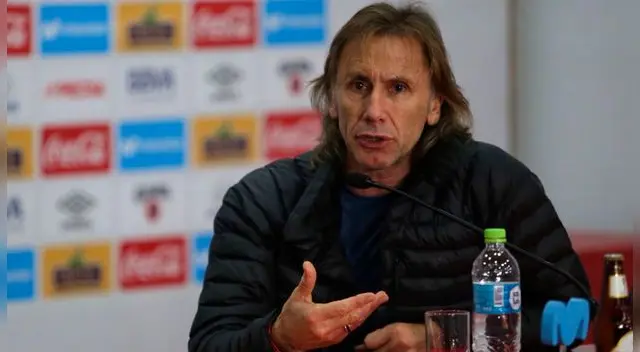 Ricardo Gareca da una conferencia de prensa para hablar de la selección peruana. Ricardo Gareca da una conferencia de prensa para hablar de la selección peruana.