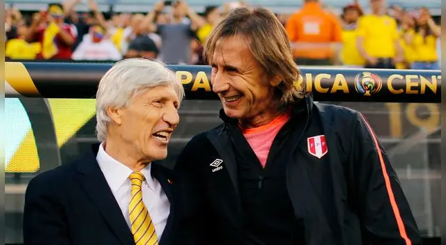 José Pekerman y Ricardo Gareca José Pekerman y Ricardo Gareca