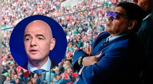 Diego Armando Maradona destrozó a la FIFA, diciéndole mafiosa y arregladora.