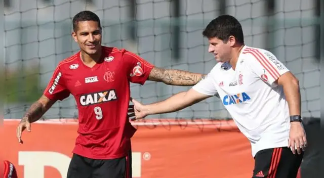 Paolo Guerrero participó en el once del Flamengo durante la última práctica. Foto: Twitter / @Flamengo Paolo Guerrero participó en el once del Flamengo durante la última práctica. Foto: Twitter / @Flamengo