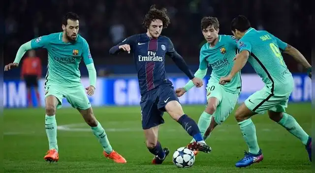 Adrien Rabiot enfrenta al Barcelona con el PSG.