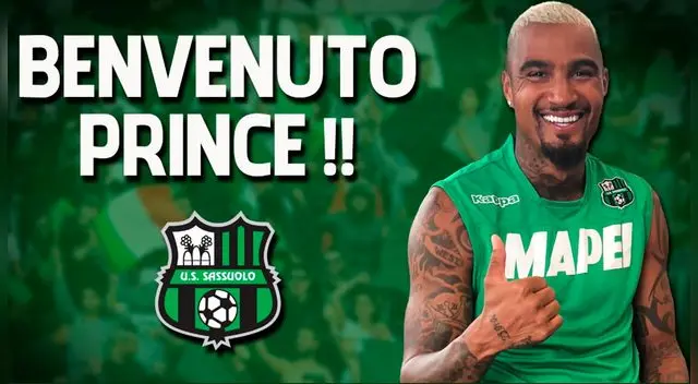 El ghanés Kevin – Prince Boateng se convirtió en nuevo jugador del Sassuolo de Italia
