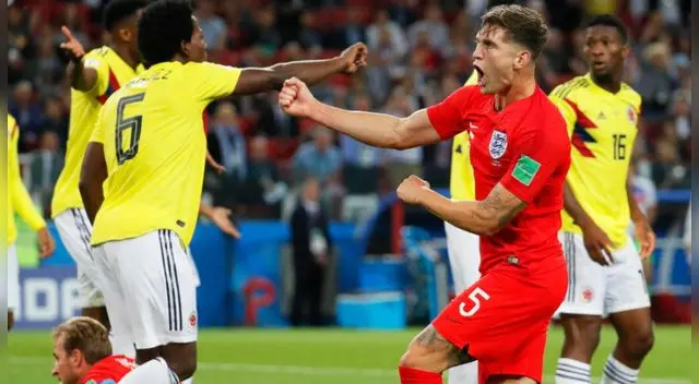 John Stones no perdonó la actitud de los jugadores de Colombia. Foto: EFE