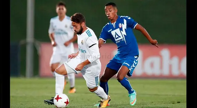 Jeisson Martínez enfrenta al Real Madrid Castilla. Jeisson Martínez enfrenta al Real Madrid Castilla.