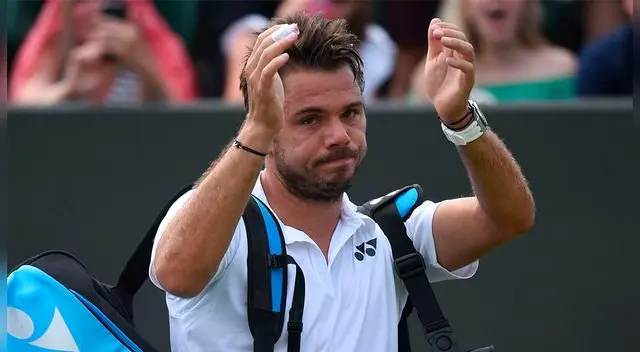 Stanislas Wawrinka quedó sorpresivamente eliminado de Wimbledon Stanislas Wawrinka quedó sorpresivamente eliminado de Wimbledon