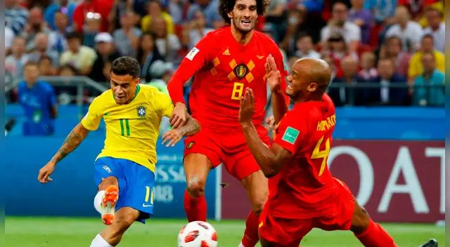 Coutinho tuvo en sus pies la posibilidad de poner el 2-2. 