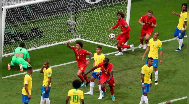 Brasil vs Bélgica EN VIVO autogol de Fernandinho para el 1-0 en cuartos del Mundial Rusia 2018 video