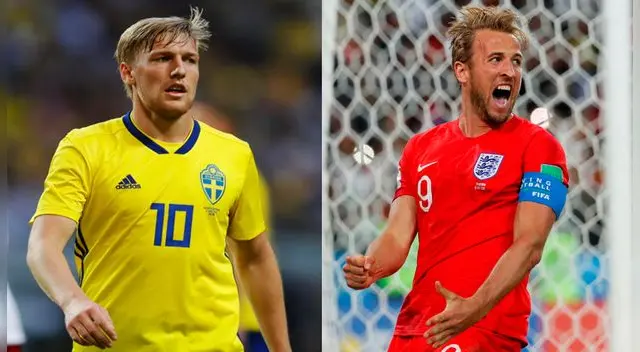 Inglaterra vs Suecia EN VIVO ONLINE EN DIRECTO vía Latina, DirecTV, Globo TV, Internet con Kane y Forsberg por cuartos de final del Mundial Rusia 2018