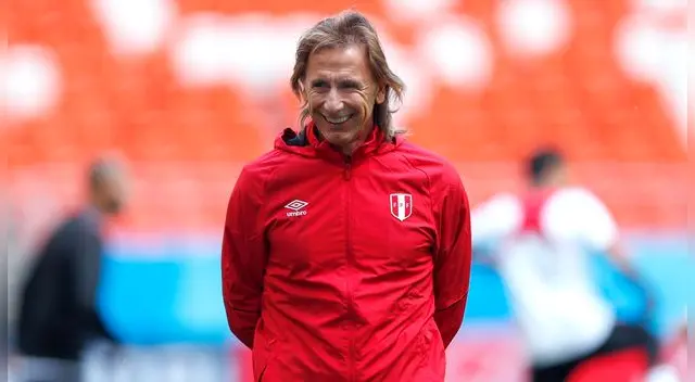 Ricardo Gareca, durante un entrenamiento de la Selección Peruana. Ricardo Gareca, durante un entrenamiento de la Selección Peruana.