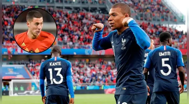 Eden Hazard confesó ser fiel seguidor del buen toque que tiene el delantero francés Kylian Mbappé.