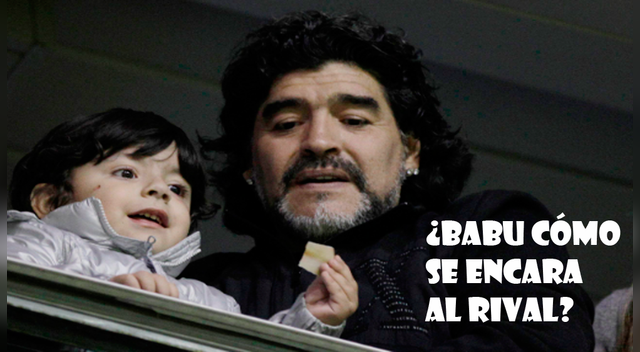 Diego Armando Maradona explicó a su nieto, hijo de Sergio 'Kun' Agüero cómo es que ganó la final de México 1986.