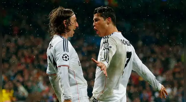Luka Modric y Cristiano Ronaldo hacen una dupla letal en el Real Madrid. Luka Modric y Cristiano Ronaldo hacen una dupla letal en el Real Madrid.