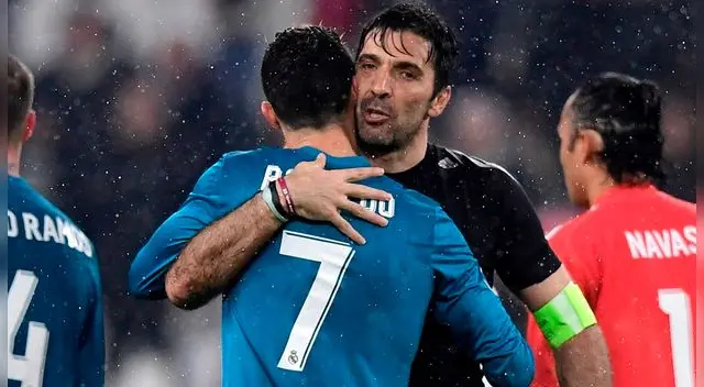 Gianluigi Buffon y Cristiano Ronaldo Gianluigi Buffon y Cristiano Ronaldo