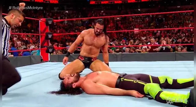 WWE Raw, Drew McIntyre venció a Seth Rollins previo a Extreme Rules.