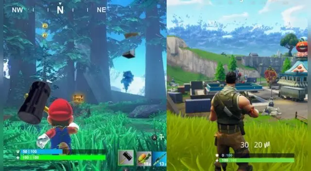 Así fue la jugada del gamer en Fortnite que hizo recordar a los movimientos de Mario Bros. Foto: Facebook Así fue la jugada del gamer en Fortnite que hizo recordar a los movimientos de Mario Bros. Foto: Facebook