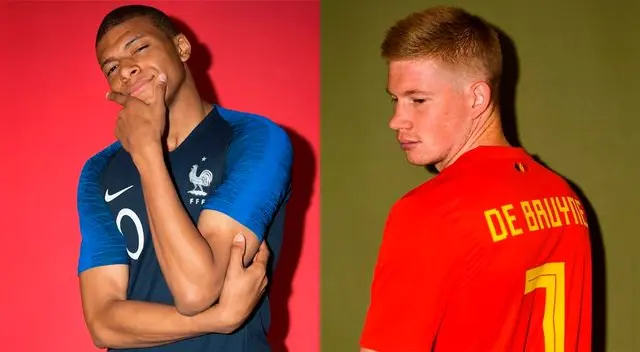 Kylian Mbappé y Kevin de Bruyne Kylian Mbappé y Kevin de Bruyne