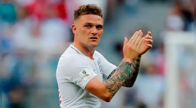 Kieran Trippier, con Inglaterra durante el Mundial Rusia 2018 Kieran Trippier, con Inglaterra durante el Mundial Rusia 2018
