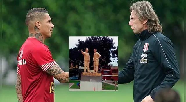 Selección Peruana: Ricardo Gareca y Paolo Guerrero cuentan con sus propias estatuas en San Miguel. FOTOS: David Hidalgo Selección Peruana: Ricardo Gareca y Paolo Guerrero cuentan con sus propias estatuas en San Miguel. FOTOS: David Hidalgo