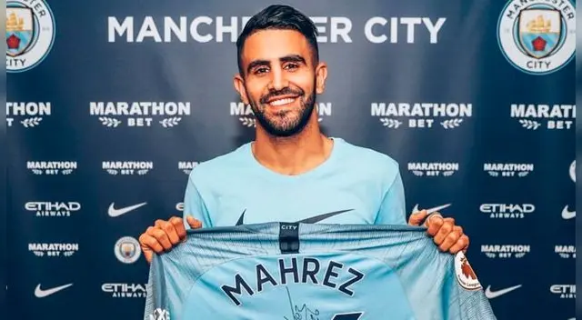 Manchester City confirma el fichaje de Riyad Mahrez.