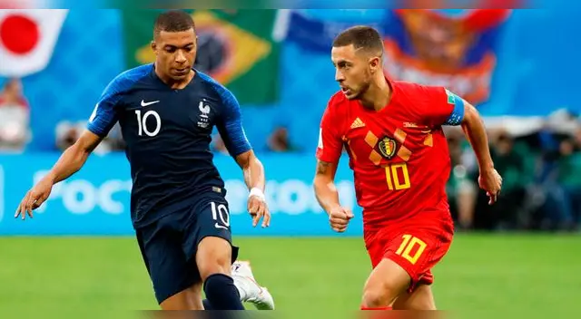 EFE. Mbappé y Hazzard protagonizaron un duelo aparte. EFE. Mbappé y Hazzard protagonizaron un duelo aparte.