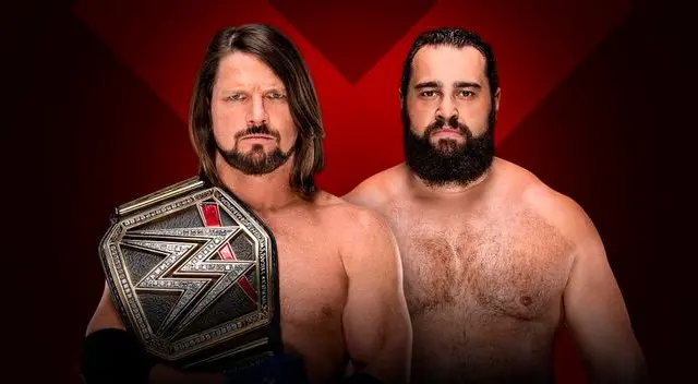 En WWE Extreme Rules 2018, AJ Styles vs Rusev por el Campeonato Mundial de la WWE. Foto: WWE En WWE Extreme Rules 2018, AJ Styles vs Rusev por el Campeonato Mundial de la WWE. Foto: WWE
