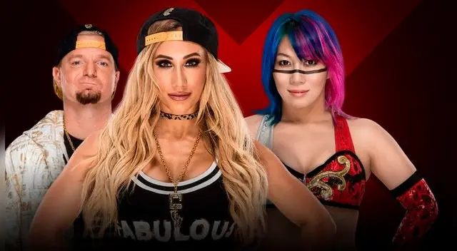 En WWE Extreme Rules 2018, Carmella vs Asuka por el Campeonato Femenino de SmackDown. Foto: WWE En WWE Extreme Rules 2018, Carmella vs Asuka por el Campeonato Femenino de SmackDown. Foto: WWE