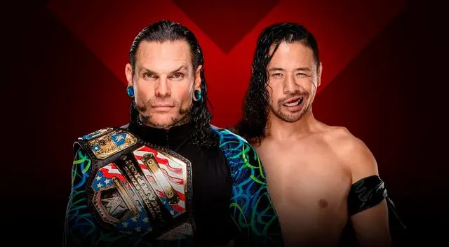 En WWE Extreme Rules 2018, Jeff Hardy vs Shinsuke Nakamura por el Campeonato de Estados Unidos. Foto: WWE En WWE Extreme Rules 2018, Jeff Hardy vs Shinsuke Nakamura por el Campeonato de Estados Unidos. Foto: WWE