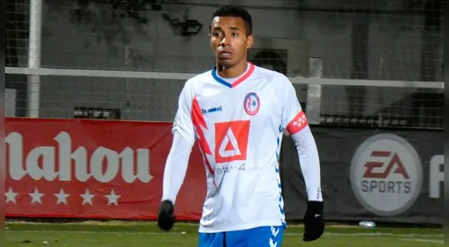 Jeisson Martínez, durante un partido del Rayo Majadahonda. Jeisson Martínez, durante un partido del Rayo Majadahonda.