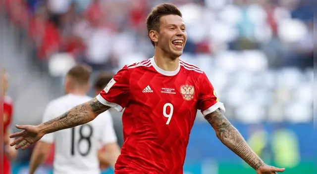 Fiodor Smolov, "10" de Rusia y goleador del Krasnodar. Fiodor Smolov, "10" de Rusia y goleador del Krasnodar.