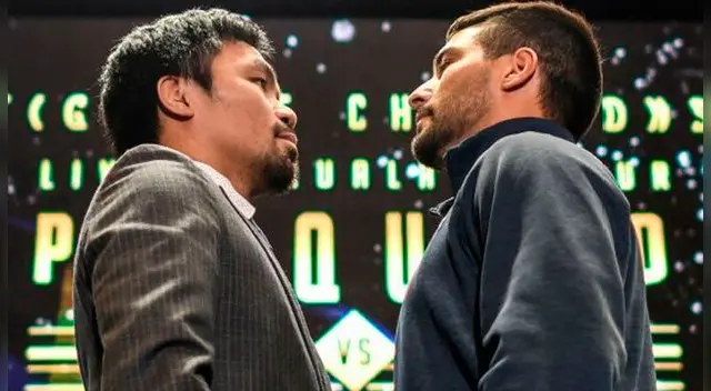 Manny Pacquiao vs. Lucas Matthyse se enfrentan por el título del Welter AMB. Fuente: ESPN