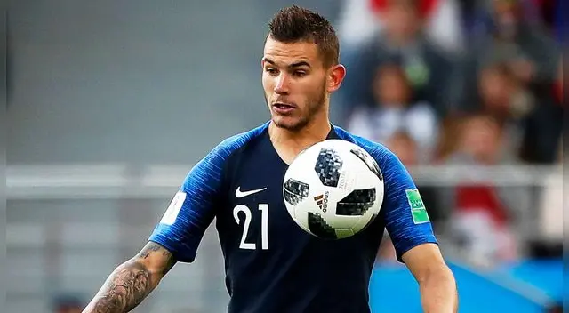 Lucas Hernández, con Francia durante el Mundial Rusia 2018. Lucas Hernández, con Francia durante el Mundial Rusia 2018.