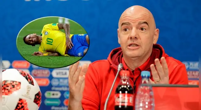 Gianni Infantino habló sobre Neymar en conferencia de prensa. Foto: EFE Gianni Infantino habló sobre Neymar en conferencia de prensa. Foto: EFE