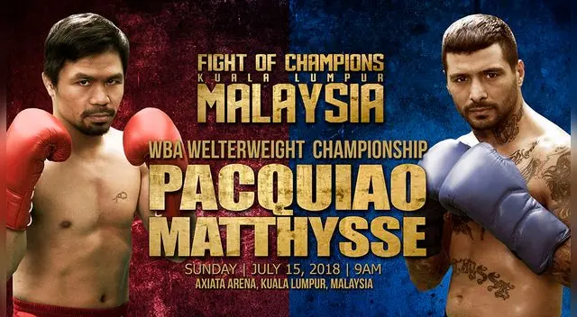 Manny Pacquiao vs Lucas Matthysse EN VIVO ONLINE EN DIRECTO vía TNT SPORTS SPACE por el título mundial welter AMB en Kuala Lumpur Manny Pacquiao vs Lucas Matthysse EN VIVO ONLINE EN DIRECTO vía TNT SPORTS SPACE por el título mundial welter AMB en Kuala Lumpur