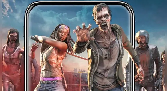 Ya puedes disfrutar de 'The Walking Dead Our World' por las calles desde tu smartphone. Foto: Difusión